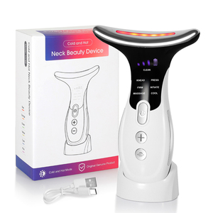 Herramienta para el Cuidado de la Piel Dolphins, Dispositivo de Belleza para Rostro y Cuello, 7 Colores, Portátil, Alimentado por USB, Palo de Plástico para Masajeador Facial - Product Image 1