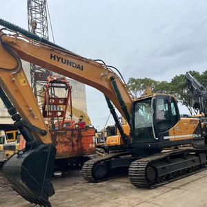 Excavadora de cadenas Hyundai225lc-9t, amarilla, hidráulica, para construcción, máquina pesada sobre orugas - Product Image 5