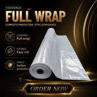 Film rétractable LDPE blanc 8 mil, haute résistance, pour emballage d'équipements industriels et d'ascenseurs, anti-poussière, imperméable, vente en gros