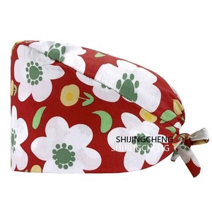 Gorros Quirúrgicos con Banda Absorbente y Botones, Gorro Bouffant Ajustable para Enfermeras, Médicos y Mujeres - Product Image 6