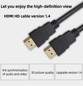 Cáp <span class=keywords><strong>HDMI</strong></span> Rạp Hát Tại Nhà Giá Rẻ 1080P 2K 4K 60Hz 120Hz HDR <span class=keywords><strong>1.4</strong></span> 3D 3ft Cáp HDTV Tốc Độ Cao 18Gbps 24K Mạ Vàng Với <span class=keywords><strong>Ethernet</strong></span> - Product Image 2