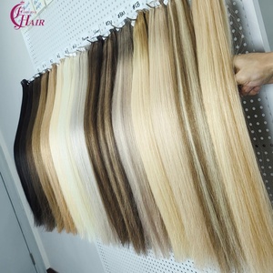 Extensions de cheveux indiens Remy vierges 10A de haute qualité en gros, longue durée de vie, à poser avec ruban adhésif, disponibles en plusieurs couleurs - Product Image 5