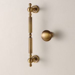Massiver Messing Schrank griff und Knopf aus französischem Stil für Schubladen garderobe Möbel Türzug Hardware - Product Image 1