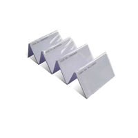 PRIX D'USINE Carte de membre NFC RFID 13,56 MHz Puce N 215 504 octets vierge Finition mate PVC Blanc Cartes de visite Hôtel