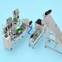 Industriële voedselveilige roestvrijstalen multifunctionele sapcentrifuge productielijn voor fruit, melk en noten 3000kg/u