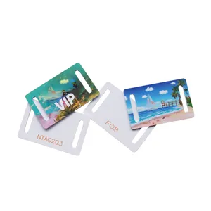 Personalizado 13,56 MHz pequeño Mini RFID PVC imprimible tarjetas en blanco NFC tarjetas de visita Logo imprimible PVC NFC tarjeta