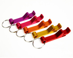 Ouvre-bouteille de bière portable en gros porte-clés mini poche en alliage d'aluminium 9 couleurs boisson L0490 - Product Image 5