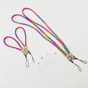 Cordón largo corto de diamantes de imitación, correa de cuerda para teléfono cruzado para estuche, cordón trenzado ajustable - Product Image 4