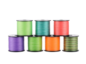 Câu cá Gear các nhà sản xuất bán buôn 150m mạnh mẽ ngựa dây câu X4 mặc kháng cắn PE florocarbon dây câu - Product Image 4