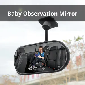 <b>Car</b> Rear Seat Child Observation Side <b>Mirror</b> Wide-Angle Clip-On Large Curvature Visor Universal Fitment - Product Image 3
