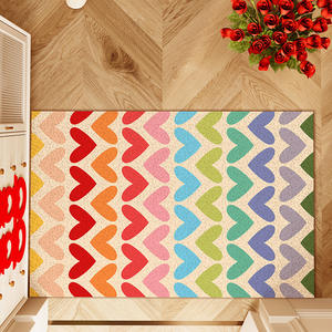 Alfombra de Entrada con Estampado de Animales de Dibujos Animados, Rectangular, Resistente a las Manchas, de PVC, Antideslizante, Resistente al Desgaste, Fácil de Limpiar - Product Image 5