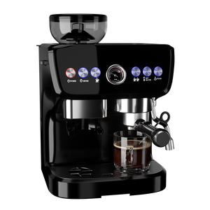 Machine à <span class=keywords><strong>café</strong></span> électrique professionnelle <span class=keywords><strong>2022</strong></span>, puissante et ajustable, en acier inoxydable 15 bars, avec <span class=keywords><strong>broyeur</strong></span> - Product Image 3