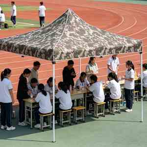 Tente de réception pliante robuste et imperméable 3x3m avec logo personnalisé et parois vitrées pour fêtes et événements en extérieur - Product Image 1