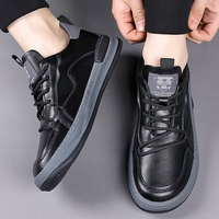 Chaussures de course sportives pour hommes, collection automne, grande taille, cuir véritable, semelle intermédiaire EVA, semelle extérieure en caoutchouc antidérapante, respirantes et souples