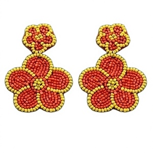 Los Mejores Pendientes de Botón con Cuentas y Cara Sonriente para Mujer, Joyería de Fiesta, Diseño de Dibujos Animados en Verde y Amarillo, Accesorio de Moda para Fiesta - Product Image 5