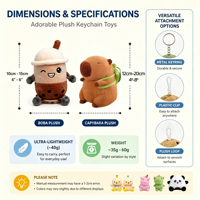 Peluche mini animaux assortis doux, breloque de sac, prix pour machine d'arcade de centre commercial, articles en stock de fournisseur direct