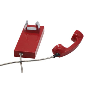 Téléphone VOIP d'urgence pour ligne directe SOS, destiné au public, aux gares routières et aux banques, en acier, avec boutons d'appel d'urgence - Product Image 2