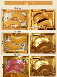 แผ่นเจลบำรุงรอบดวงตาไฮโดรเจลคริสตัลผสมทองคำ 24k คอลลาเจน มาส์กใต้ตา ลดรอยคล้ำใต้ตา - Product Image 4