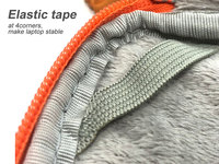 Funda Protectora para Portátil de Espuma de Burbujas, Suave, con Cierre, Absorbente de Impactos, Forro de Terciopelo Ultra Suave para Portátiles y Tablets de 10 y 12 Pulgadas