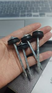 Clous en fil métallique communs polyvalents de 3 pouces pour la construction Anneau cannelé lisse en acier galvanisé Capuchon multiple en spirale Double Brad - Product Image 6