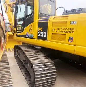 Second-hand Komatsu Excavator 220-8 20 ton Used Backhoe Loader for Sale