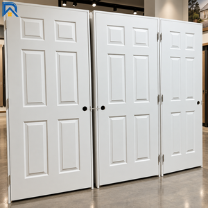 Pintu Slab Modern MDF Tahan Lama untuk Rumah Desain Kustom Tersedia Bersertifikat CE/EN Pintu Slab Hunian - Product Image 6