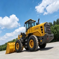 Wenig Betriebsstunden 5 Tonnen SDLG L956F Radlader mit Klimakabine für Sand- und Steinbeladung