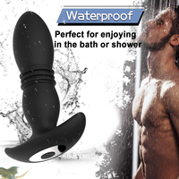 Großhandel Silikon Analplug Erwachsenen-Sexspielzeug Elektrischer Schock Vibrations-Analstimulator Massage-Spielzeug