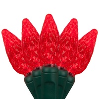 UL 70 Count C6 Weihnachts-LED-Lichterketten, 4 "Abstand