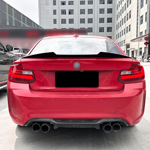 Bmw 2 Series F22 F87 Rear Trunk Spoiler Blade Style M4 Carbon Fiber Texture ABS Wing Shaped 2015-2019 - Product Image 2