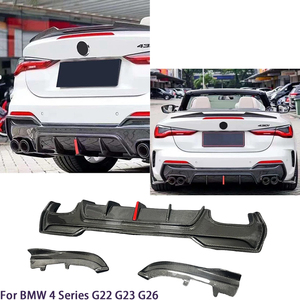 Diffuseur arrière en fibre de carbone style G23 pour BMW Série 4 G22 Coupé 2020-2025 - Product Image 2