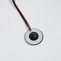Atomizador ultrasónico piezoeléctrico digital SWT ATC16-0108SDW1 de 16 mm CC con placa de nebulización y cables rojo-negro pre-soldados para pulverizador de belleza y uso médico