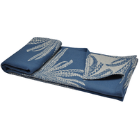 BLUE PHOENIX Europe Gewebte Einfarbige Charakteristische Häkelblumen-Bouquet-Decke 70% Wolle 30% Viskose OEKO-TEX Zertifiziert Langlebig Modisch