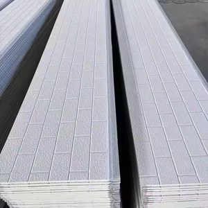 Icf Block PU Formas de hormigón Aislamiento Almacén al aire libre Pared exterior Tablero de espuma <span class=keywords><strong>Eps</strong></span> Panel de pared de madera Panel sándwich - Product Image 4