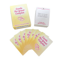 Cartes de jeu personnalisées avec date, questions pour couples, jeu de société pour fêtes, famille, couples, adultes, jeu de cartes à boire avec boîte