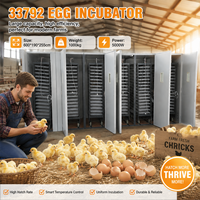 Incubateur d'œufs automatique BeYou de qualité commerciale 33792 - Système d'incubation avicole haut de gamme pour usage agricole
