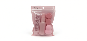 Juego de Esponjas de Maquillaje Pincoco, Esponjas Ovaladas para el Rostro con Botella de Spray en Bolsa OPP para Adultos - Product Image 1