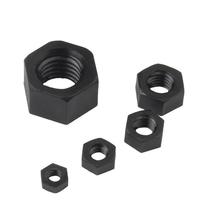 Écrous hexagonaux en nylon PA66 DIN934 en gros, anti-corrosion, isolants, en plastique, M2 M3 M4 M5 M6 M8 M10-M20 pour l'électronique