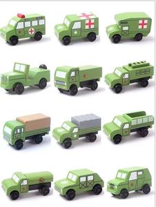 Mini Model Twaalf Sets Groothandel Busmodel Baby Cognitief Educatief Houten Speelgoed Promotie Transportmodel Kinderen Speelgoed 12 Stuk - Product Image 5