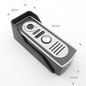 Bir iki model için Villa ofis ev için su geçirmez güvenlik erişim kontrolü ile yüksek çözünürlüklü kablolu görüntülü kapı telefonu sistemi - Product Image 6