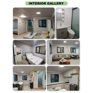 Container Casa Magazzino Espandibile Pieghevole a Doppia Ala con Pannello Sandwich a Tre Strati Traspirante Design Industriale Esportabile - Product Image 3