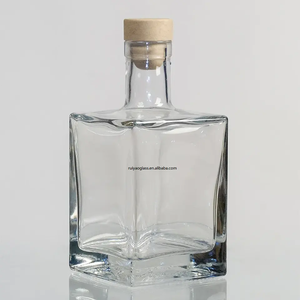 Chai rượu vuông đen mờ 500ml 750ml tùy chỉnh bán buôn, đựng rượu Whisky, Gin, Rum, Vodka, <span class=keywords><strong>Tequila</strong></span>, rượu mạnh, có nút chai - Product Image 6