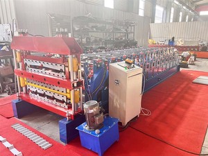 High Output Roofing Triple Layer <b>Sheet</b> Roll Forming Machine Metal Steel Three Layer Roll Forming Machine - Product Image 4