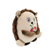 Jouets pour chiens personnalisables pour la Saint-Valentin : jouets en peluche couineurs à mâcher, fleurs en bonbons balistiques pour chiens