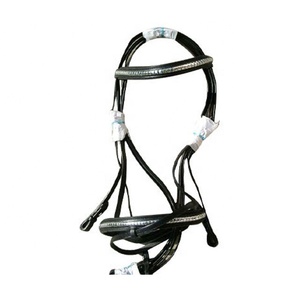 Exportadores indios Venta a granel Cuerda de cuero Halter Para Caballo Bridling - Product Image 6