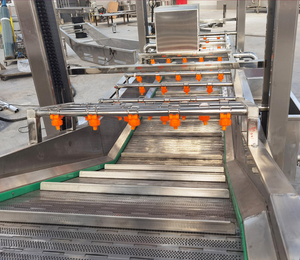 Lavadora Comercial Automática de Frutas y Verduras de Acero Inoxidable con Motor para Plantas de Procesamiento de Vegetales y Uso en Cocina - Product Image 5