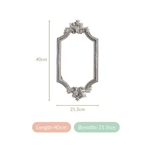 Miroir mural décoratif durable avec cadre robuste et verre de haute qualité pour reflets clairs pour la décoration du salon et de la chambre à coucher - Product Image 6