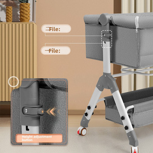 Cuna portátil <span class=keywords><strong>de</strong></span> lujo para guardería infantil, cama para dormir, tumbona para bebé recién nacido, cuna para niñas y niños - Product Image 4