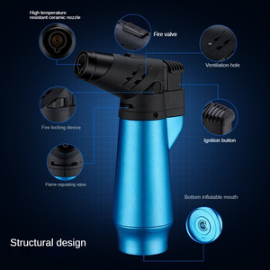 Portable Outdoor Bbq Kitchen <strong>Torch</strong> Welding Jet Lighter Butane Gas Flame <strong>Spray</strong> Gun Fire Flame Gun Flamethrower - Product Image 2