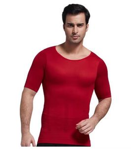 Chemise de compression amincissante <span class=keywords><strong>pour</strong></span> homme en nylon 140D, gaine sculptante sans couture <span class=keywords><strong>pour</strong></span> <span class=keywords><strong>le</strong></span> contrô<span class=keywords><strong>le</strong></span> du <span class=keywords><strong>ventre</strong></span>, <span class=keywords><strong>le</strong></span> soutien du dos et <span class=keywords><strong>le</strong></span> modelage de la poitrine - Product Image 3